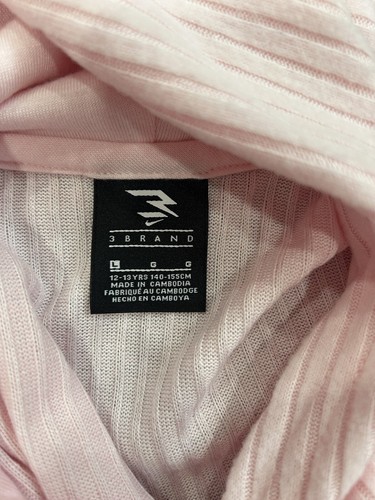 Girls pink hooded sweater new with tags by Nike 3 brands size large - Picture 2 of 3