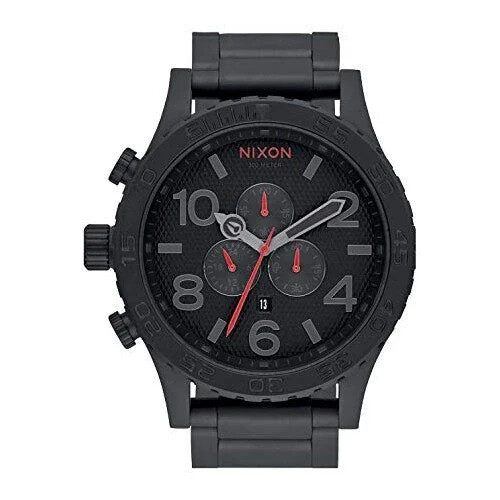 Nixon Herren Chrono Analog Quarz Uhr A083-2298 Edelstahl 51mm Zifferblatt - Bild 2 von 6