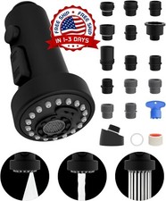 Cabezal De Rociador Abatible Para Grifo De Cocina Con 15 Adaptadores Rociador US