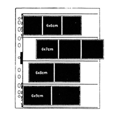 (50P) Matin NEGATIVE SHEETS 60mm Film 6x6 6x7 6x8 6x9 Archival Storage ...