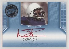 2011 Legends Saturday Signatures Platinum Red Ink 10/25 Nick Fairley Auto ni4