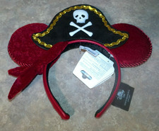 Disney Parks 2025 Pirates of The Caribbean Ears Headband for Adults Exclusive