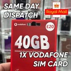 1x Brand New Vodafone SIM Card £20 PAYG – Activate & Add Credit Yourself