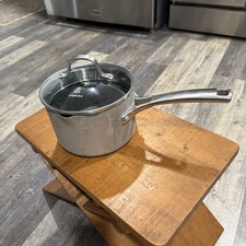 Cephalon Sauce Pain with Lid 2.5 Quart Nonstick Stainless Steel Sauce Pan 87025