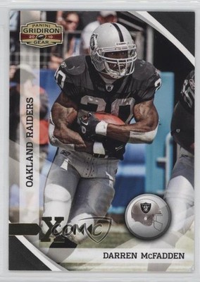 2010 Panini Gridiron Gear Gold X's 89/100 Darren McFadden #106 xm0