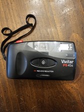 Vivitar PS45s 35mm Film Point  Shoot Camera Red-Eye Reduction FF AUTO Flash Dx