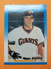 1987 Fleer Glossy Will Clark RC #269 San Francisco Giants Rookie **Set Break**