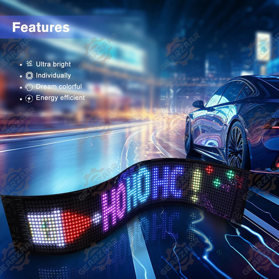 Programmable LED Sign Scrolling Message LED Shop Signs Digital Display LED Board - Image 4 of 4