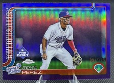 Jeral Perez 2025 Topps Pro Debut Chrome Purple Refractor /125 White Sox, Dodgers