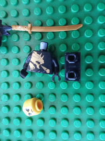 ORIGINAL LEGO-NINJAGO-COLE DX DRAGON MINIFIGURE-njo0015-SET 2520/2170/2509