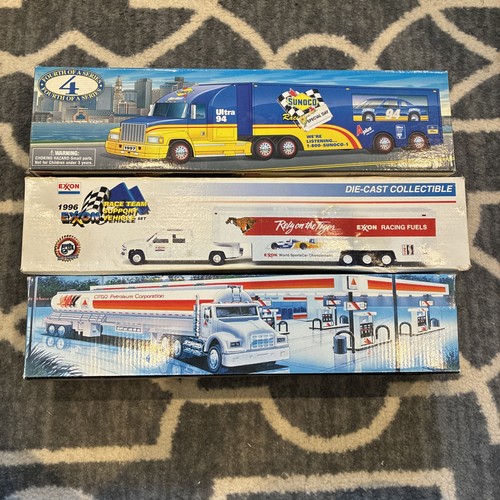 1996 Citgo Collector Toy Tanker Truck, Exxon Race Team, Sunoco Race Team Lot
