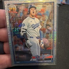 Topps 2026 Series 1 Mojo Refractor Shohei Ohtani #91C-47 Dodgers 75 Years