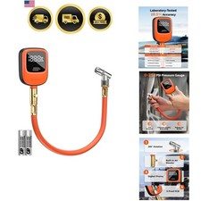 Digital Tire Pressure Gauge 0-250 PSI, ANSI B40.7 2A Grade High PrecisionPlus...