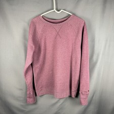 Champion Womens Crewneck Sweatshirt Large Berry Raspberry Pullover Activewear