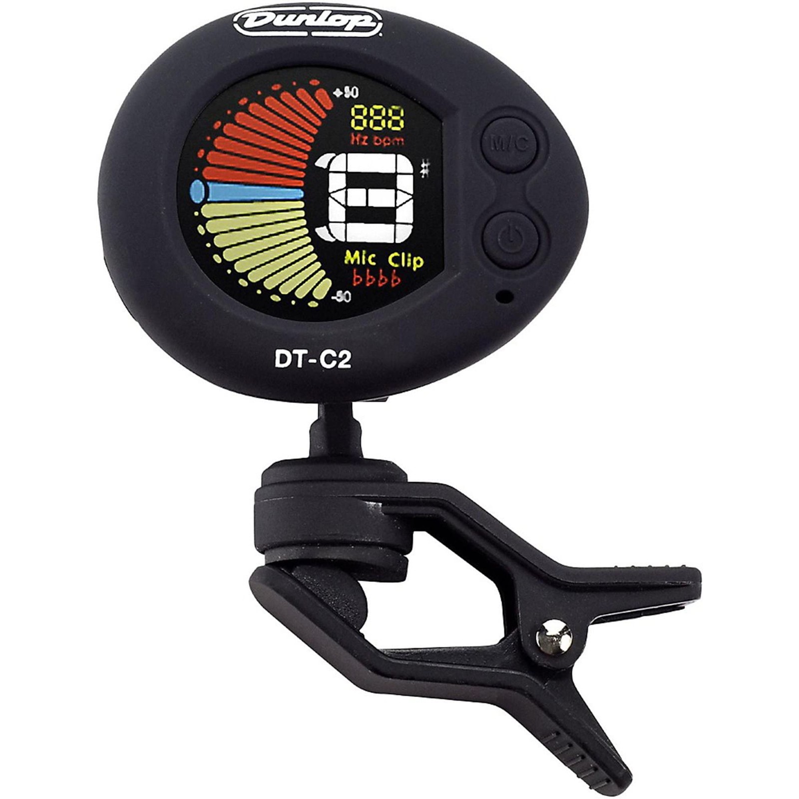 Dunlop DT-C2 accordeur guitare à pince deluxe écran couleur