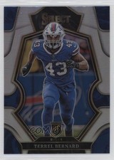 2022 Panini Select Premier Level Silver Prizm Terrel Bernard #113 6f8