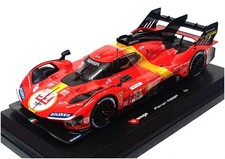 Burago 1/24 Scale 18-26309 - Ferrari 499P 51 24H Le Mans 2023 - Red