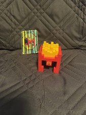 McDonald  s Adult Happy Meal Minecraft Toys 2025 Fry Helmet  Card Code Unused