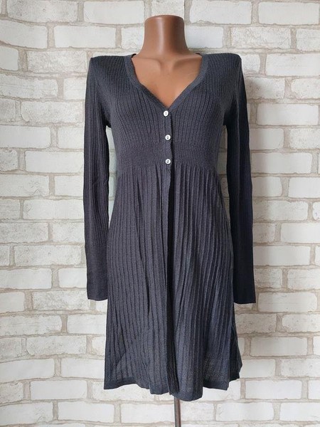 Women Monsoon Sweater Grey Acrylic 36 / S