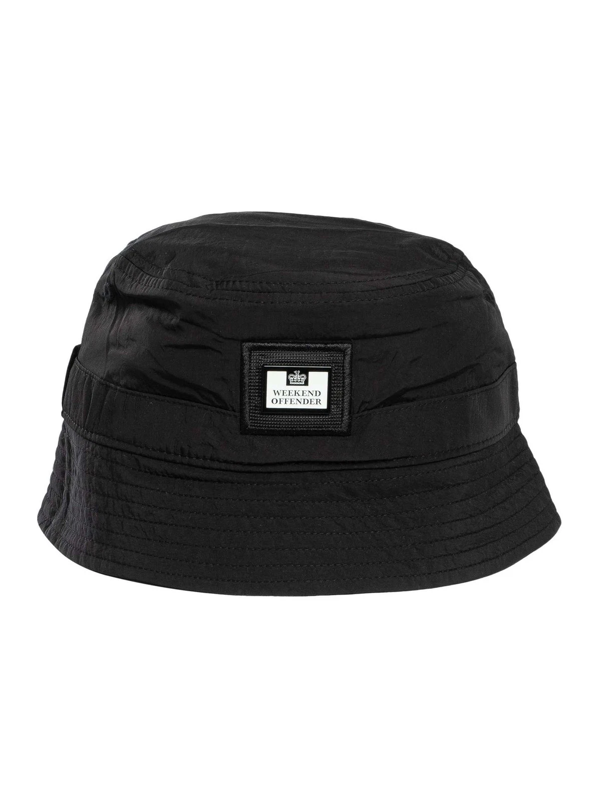 Weekend Offender Men's Long Beach Bucket Hat, Black