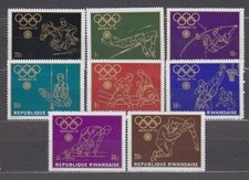 Ruanda - Brief Yvert 422/8 ** MNH Sport