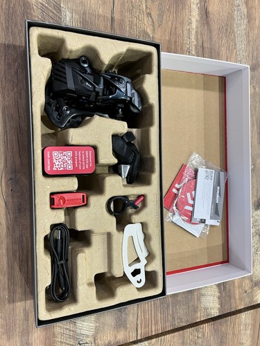 SRAM XX1 AXS Shifter And Derailleur Set With Battery And Charger.