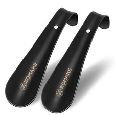 Metal Shoe Horn,Small Travel Shoehorn for Men Women Kids,2 Pcs Portable Shoe ...