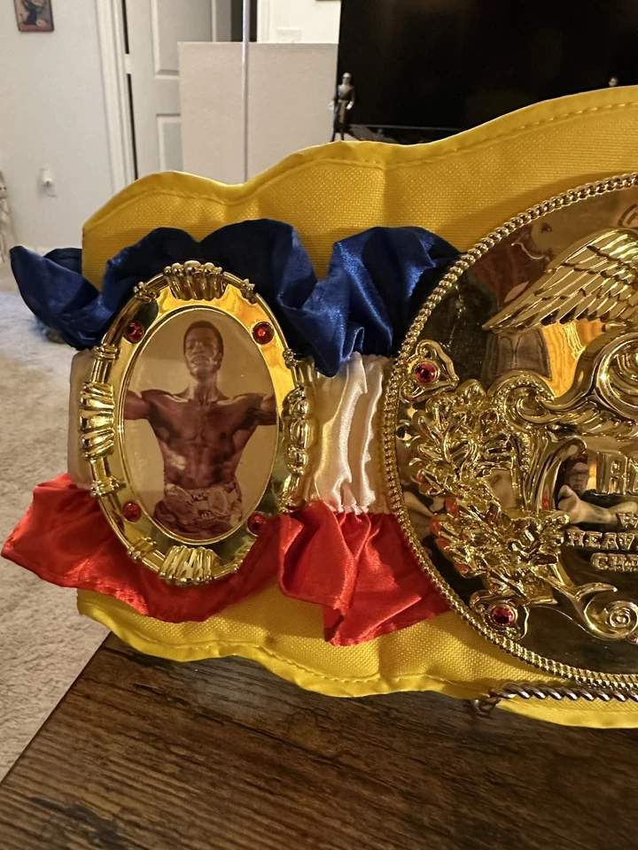 Cinturón de campeonato Jakks Pacific Stallone Rocky Balboa Apollo Creed 2006 raro Foto 3 de 4