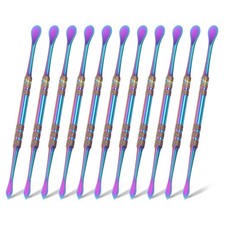 11pcs Wax Carving Tool 4.75" Stainless Steel Sculpture Tool, Multicolored Plated