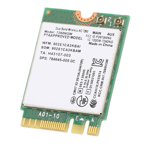 Dual Band Wifi Card 2.4Ghz 5Ghz 1200Mbps Bt 4.0 Ngff M.2 Wireless Internet AM - Afbeelding 23 van 23