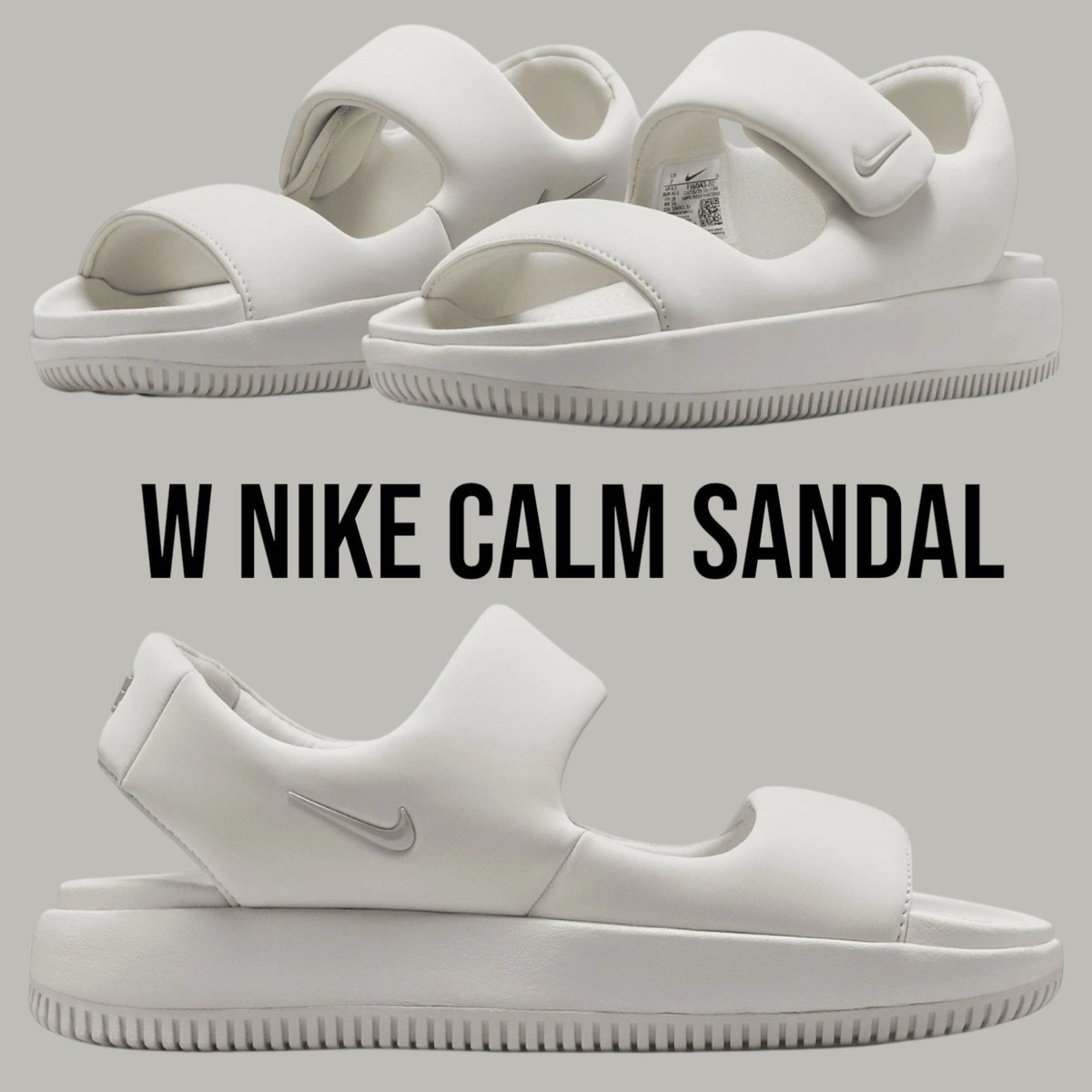 Nike Calm Women's Sandals (Light Bone) FJ6043-002 Size 10 | eBay