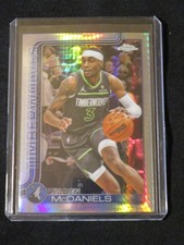 2025-26 Chrome  JADEN McDANIELS   Prism Refractor