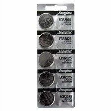 Energizer ECR 2025 CR 2025 5 piece Lithium 3V Battery New Authorized Seller