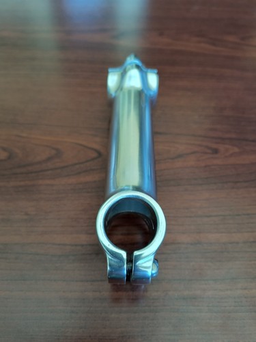 Bianchi Threadless Stem, 130mm*, 26mm, 1", Silver/Chrome - Picture 8 of 9