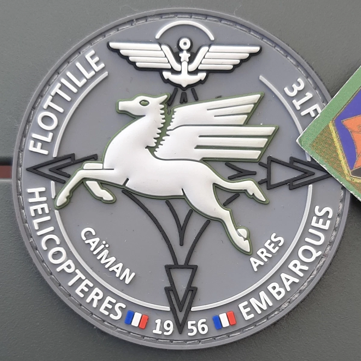 MARINE MISSION JEANNE D'ARC Insigne tissu Patch ORIGINAL SCRATCH 90mm EUR 29,99 - FR