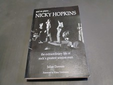And On Piano Nicky Hopkins by Julian Dawson softcover book 2001 1st edition