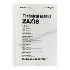 HITACHI Dr. ZX160-3 ZX180-3 ZX200-3 ZX225USR-3 ZX240-3 Excavator Service Manual