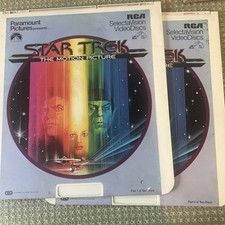 Star Trek: The Motion Picture RCA SelectaVision VideoDisc, 2 Disc Set, 1979