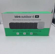 Blink Outdoor 4 XR New Battery Powered 6 Cameras Sync Module XR Included