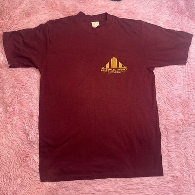 Vintage Bantams Boardwalk Regency CAESARS Atlantic City Casino T-Shirt Maroon Si