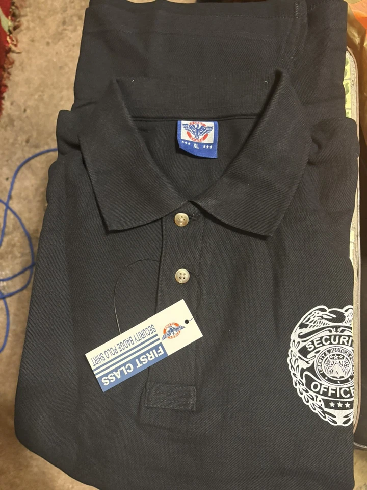 NWT Security Officer Shirts BRAND NEW IN PLASTIC - Image 2 of 4