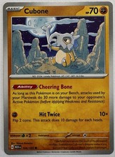 Cubone 104/165 IT Pokemon TCG Non Holo
