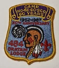 OA Lodge 484 Oratam No Be Bo Sco Patch Boy Scout CC3