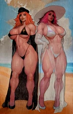 2025 STREET FIGHTER & FRIENDS SWIMSUIT SPECIAL #1 ICKPOT NYCC EXCLUSIVE VIRGIN B