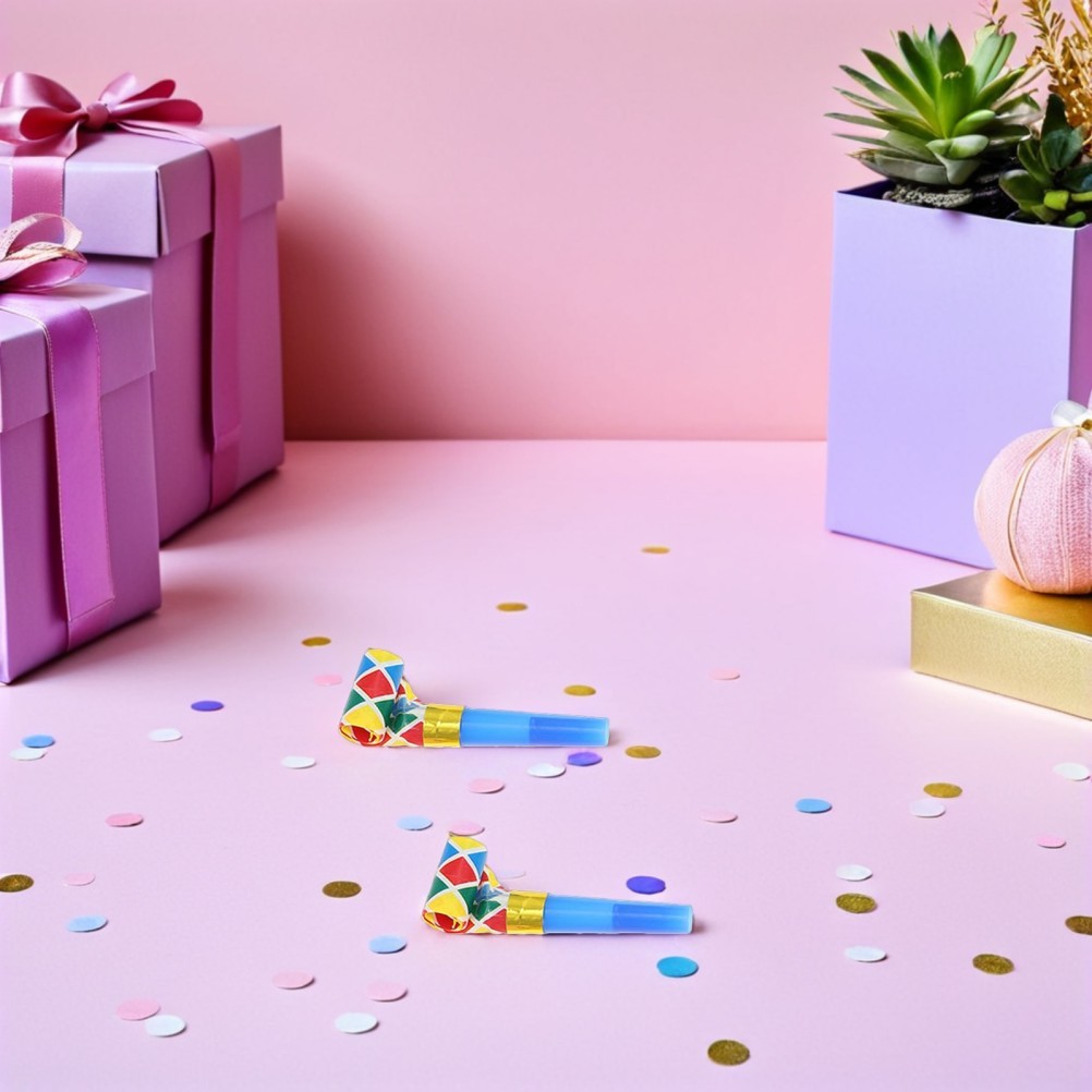 120 Pcs Children's Party Whistle Noise Makers Favors Birthday Blowers