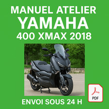 Manuel Atelier Yamaha 400 Xmax 2018 Revue Technique Moto Français RMT CD PDF