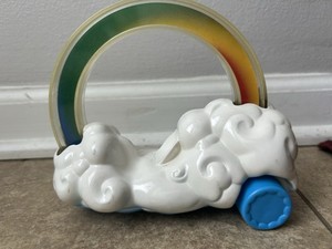 Vintage Care Bear Rainbow Roller Cloud Car