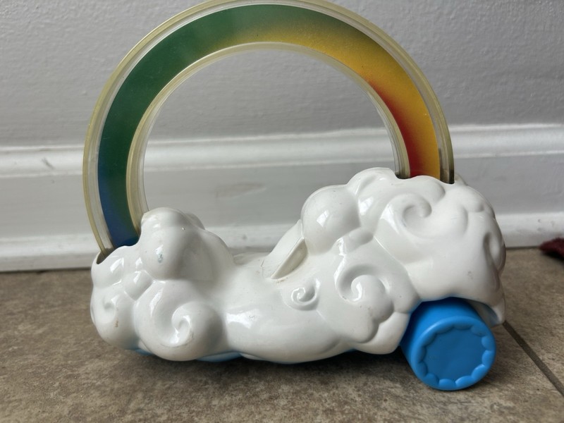 Vintage Care Bear Rainbow Roller Cloud Car