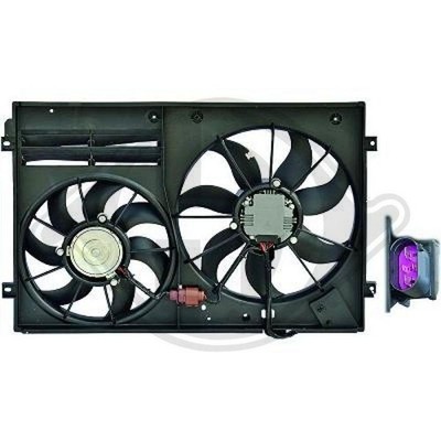 Lüfter Motorkühlung Diederichs DCL1232 Diederichs Climate für VW