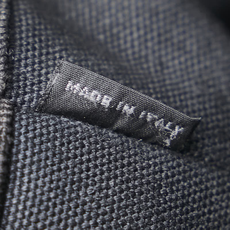 Prada Canapa Triangle Logo Plate Handbag Shoulder Bag 2WAY Black Canvas Ladies P thumbnail 8